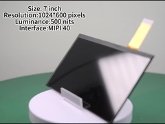 7-дюймовый IPS LCD дисплей с 1024*600 пикселями Светимость 500 нитсов Внешний дисплей с высокой яркостью с M