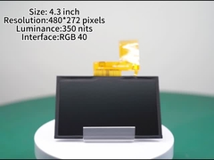 4.3 дюймовая TFT дисплейная панель с 480*272 пикселями Модуль ЖК-дисплея с яркостью 300 нит