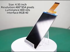 4.95 дюймовый TFT LCD Модуль с 480 * 854 пикселей Светимость 400нитов от China LCD Screen Supplier