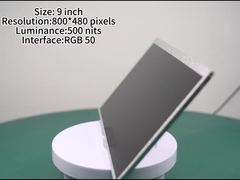 9-дюймовый TFT LCD дисплейный модуль с 800*480 пикселями
