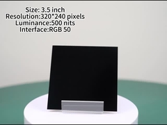 3.45 дюймовая Капситивная сенсорная панель разрешение 800 * 480 пикселей Светимость 500 нит Высокая яркость